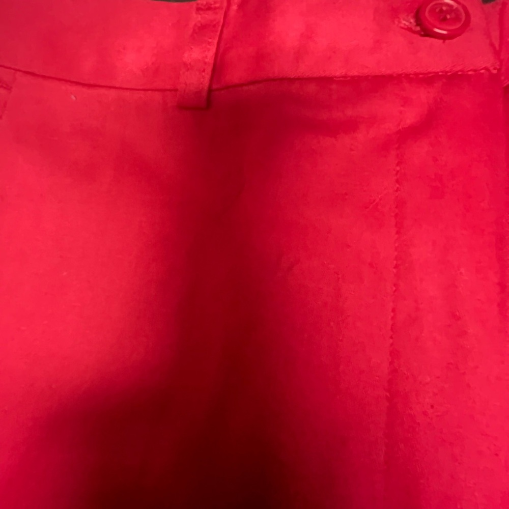 Kim Rogers Bright Red 2 Pocket Women's Shorts NWOT - Picture 3 of 10